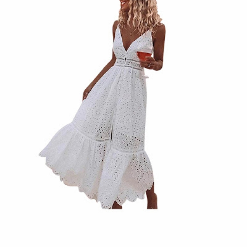 NWT Boho White Dress